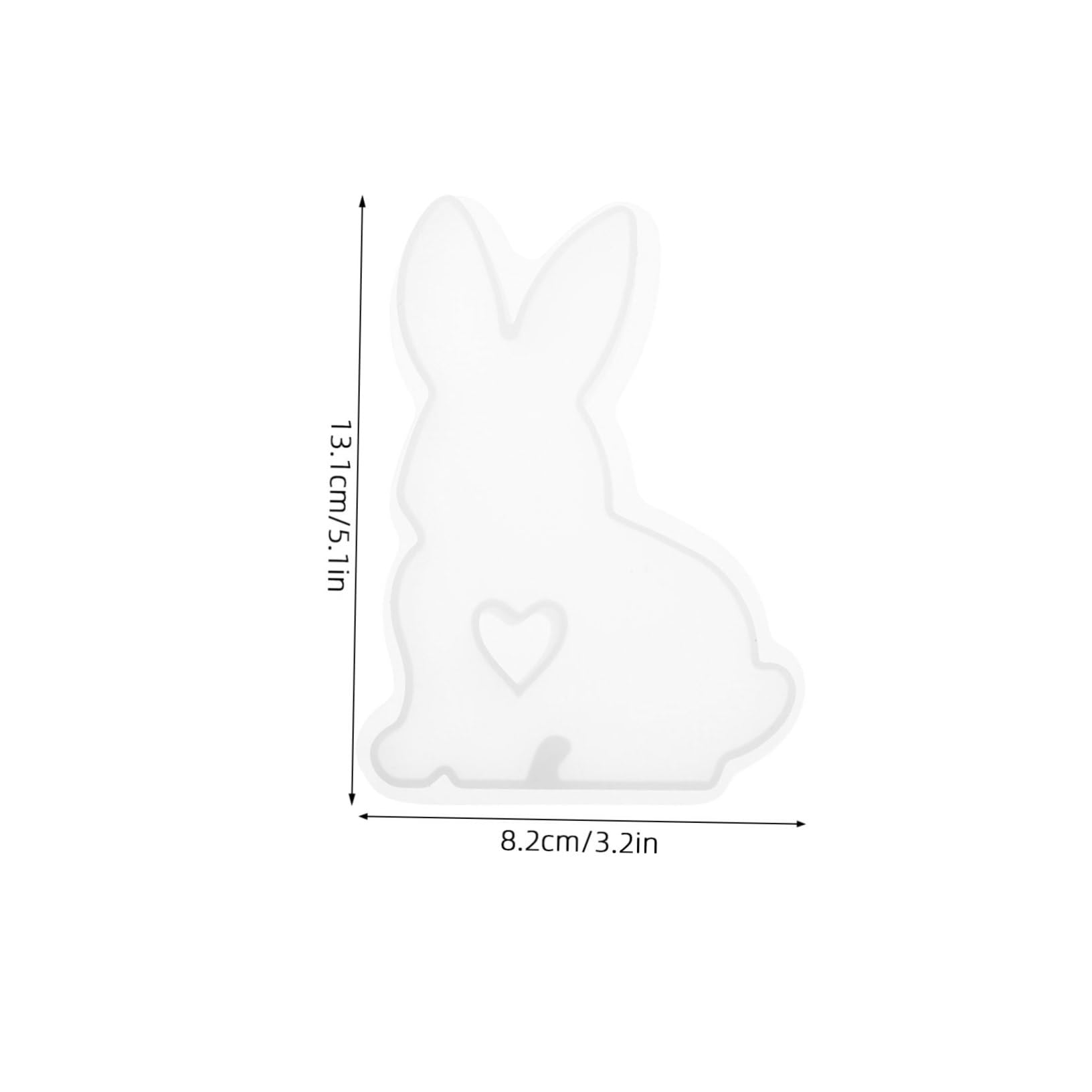 18pezzi Stampo Silicone Per Candele Pasquali Forma Di Coniglio Mold Per Decorazioni Aromatiche Facile Da Usare e Flessibile Per Progetti Creativi