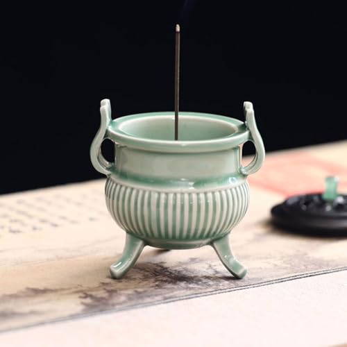 Brûleur d'encens en céladon TUSUOD pour méditation et aromathérapie