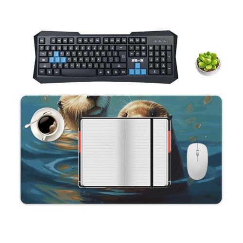 Sous-main de bureau imperméable et antidérapant avec bords cousus