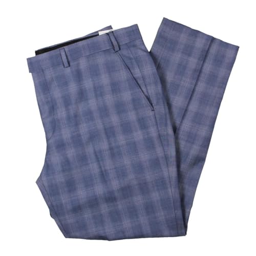 Lauren Ralph Lauren Ralph Lauren Men's Classic-Fit Suit Pants - Blue Plaid 40 x 342