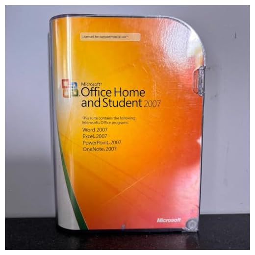 Microsoft Office Home and Student 2007 Old Version
