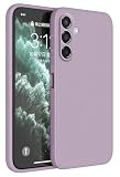 Topme Cover per Samsung Galaxy M55 5G (6.7" Inches) Custodia Case, Protezione Della Pelle Della Custodia in Silicone Tpu - Erba viola