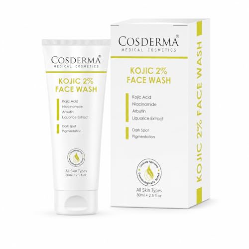 Image of Kojic Acid 2% Face Wash with Niacinamide, Arbutin & Liquorice | Brightening Daily Care Face Wash 80ml