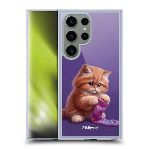 Coque Samsung Galaxy S24 Ultra MagSafe P.D. Moreno Chaussette Colorée Play Cat Housse Gel