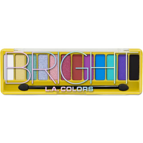Image of L.A. COLORS Color Vibe 12-Color Eyeshadow Palette, Bright CES790TAG