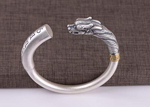 Bague vintage fait à la main S990 argent mat artisanat d'art