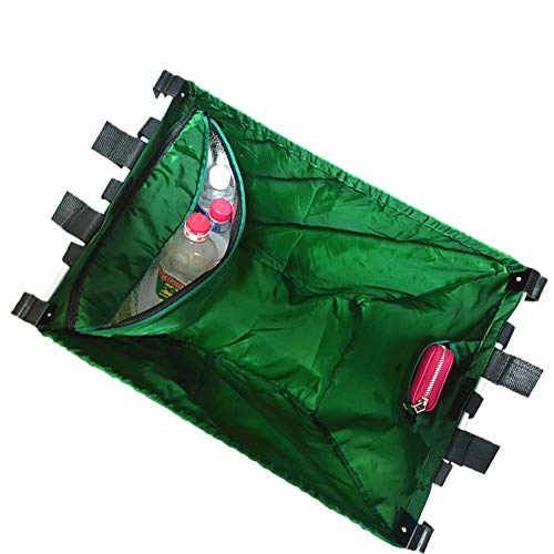 HSJCZMD Trolley Einkaufstasche für Supermarkt, Multifunktionsnahrungsmittel Encryption Nylon Einkaufstasche, Mesh, Kühltasche, waschbar Warenkorb Taschen,C