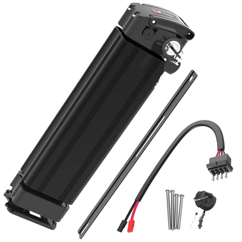 Yasco 36V/ 48V Battery Holder Cells Case Box for Ebike Lithium Battery 18650 Large Shell Case Holder (Black 52V)