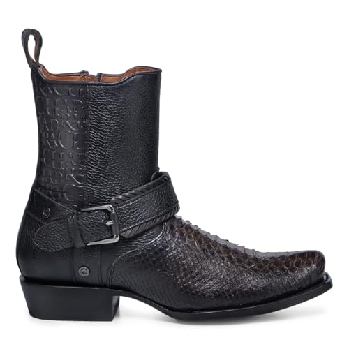 CUADRA | Boot for Men in Genuine Python Leather 1J3KPH Black and Brown