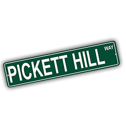 Brotherhood Aluminum Street Sign for Pickett Hill - Pennsylvania Wall Decor