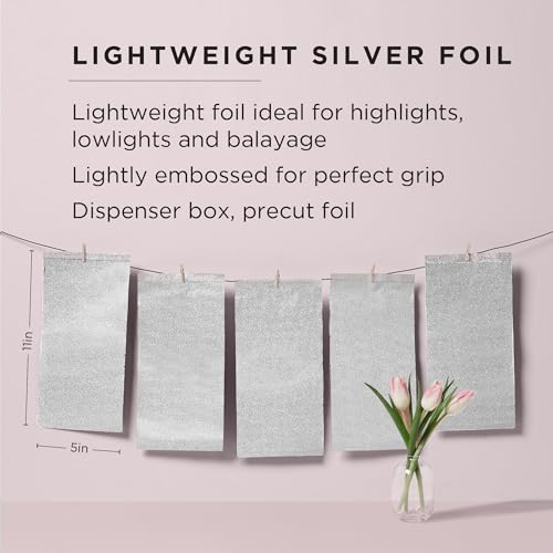 Image of Fromm Color Studio Lightweight Silver 5X11 Pop Up Foil 500 Pack