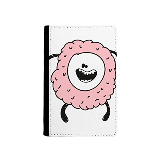 Étui passeport rose cyclope de voyage 3.7x5.8" rose et multicolore