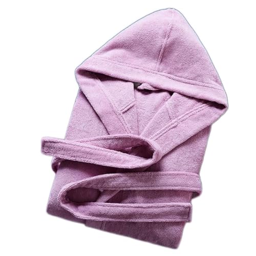 Men Bathrobe Winter Hooded Warm Bath Robe Soft Thermal Bathrobe Dressing Gown Male Robes