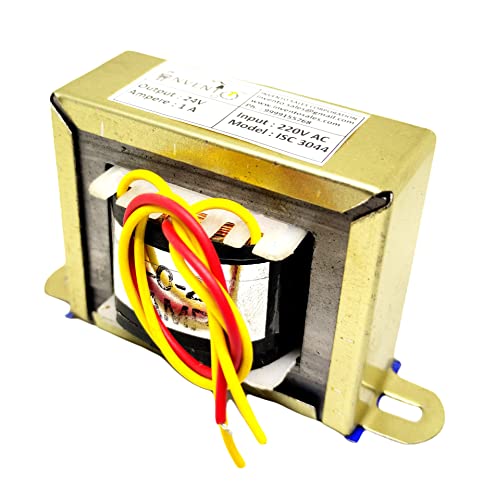 Image of INVENTO 1Pcs 24V 1A 24-0-24 Transformer Copper Winding 220V AC to 24V AC Step Down Power Supply For DIY Projects
