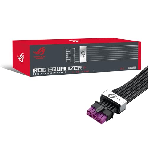 Image of ASUS ROG Equalizer 12V-2x6 PCIe Cable (ATX 3.1 & PCIe 5.1, Load Balance PSU-to-ROG Equalizer Power, Reduction of Current Variation, Enhanced Graphics Card Protection), 3 Year Warranty