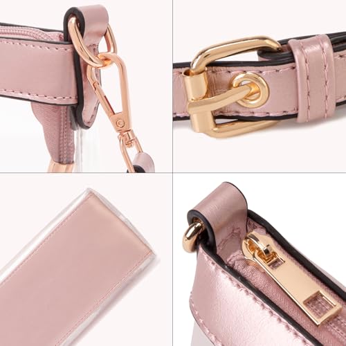 Image of Wuflyover Clear Bag for Stadium Events, Clear Purse for Women
