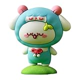 Figuras de albóndigas de dibujos animados, estatua de albóndigas de dibujos animados | Serie animal adornos para salpicadero de coche - Figuras coleccionables de muñecas de dibujos animados de