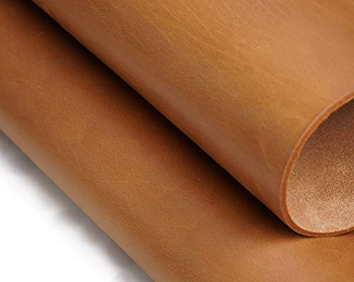 Bourbon Brown Tooling Leather Square 3.6Mm-4.0Mm (9-10Oz) Thick Full Grain Cow Hide Leather Crafts Tooling Hobby Workshop Crafting Leather Heavy Weight (6"X12", Bourbon Brown) #TOP3