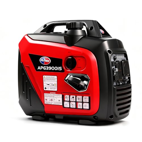 All-Power 3300W Portable Inverter Generator – Quiet Small Gas-Powered Generator with ECO Mode, CO...