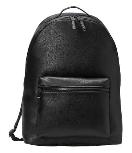 Marc O'Polo Gio Backpack M noir avec compartiment ordinateur et bretelles confort
