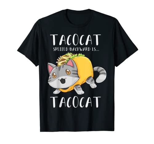Tacocat farro all'indietro è Tacocat Cat e Taco Maglietta