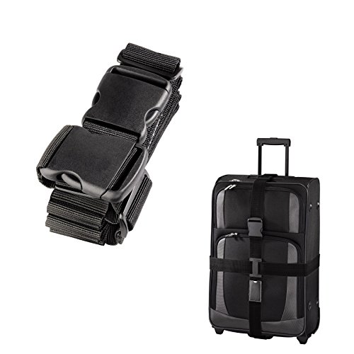 Rivenbert Bandoulière Bagage Sangle en Croix 200cm / 230cm -Pack de 4 - Extra sécurité - Identification Facile de Vos valises by