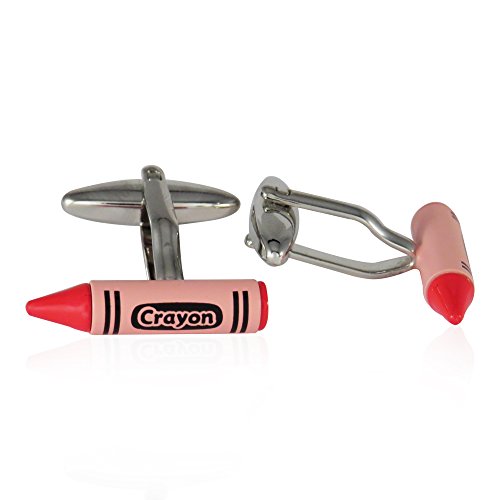 Gemelos rojos Cuff-Daddy con estuche de regalo de viaje miniatura 2