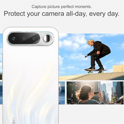 Image of 4youquality Back Camera Lens Protector Compatible with Realme 16 (1 Pack) | 9H Tempered Glass Camera Guard | Military-Grade Protection | Ultra Clear HD | Bubble-Free Easy Installation | Case Friendly Design