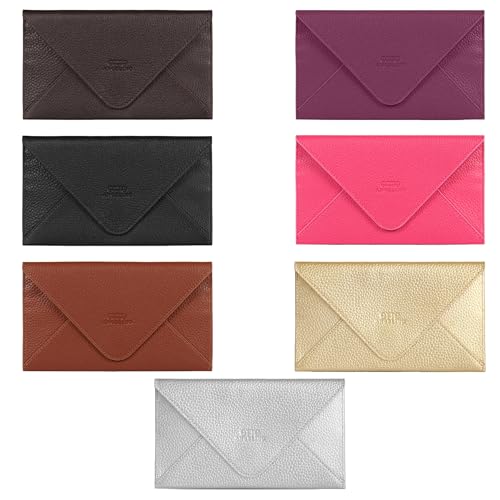 Slim Genuine Leather Wallet Clutch - Multiple Slots Money, ID, Cards, Smartphone, RFID Blocking - Unisex4