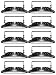 100W UFO LED High Bay Light lamp Factory Warehouse Industrial Lighting 10000 Lumen 6000-6500K IP65 Warehouse LED Lights- High Bay LED Lights- Commercial Bay Lighting for Garage Workshop (10 pcs)