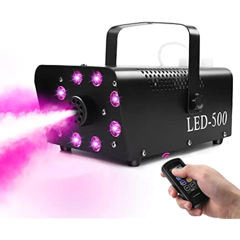 Máquina de niebla inalámbrica con luces LED RGB Cover
