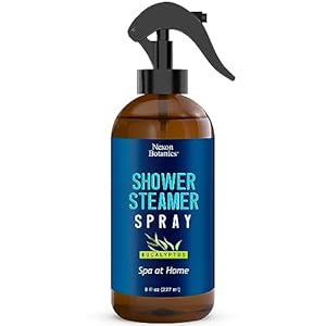 Eucalyptus Shower Steamer Spray 8 fl oz – Shower Aromatherapy Spray – Eucalyptus Shower Spray – Sauna Spa Steam Shower Mist at Home, Room – Essential Oil Shower Eucalyptus Spray – Nexon Botanics