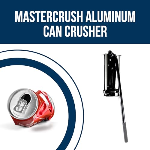 Mastercrush CRUSHMC1 Aluminum Can Crusher Wall Mounted For Recycling – Tin Can Crusher And Plastic Bottle Crusher thumb #1