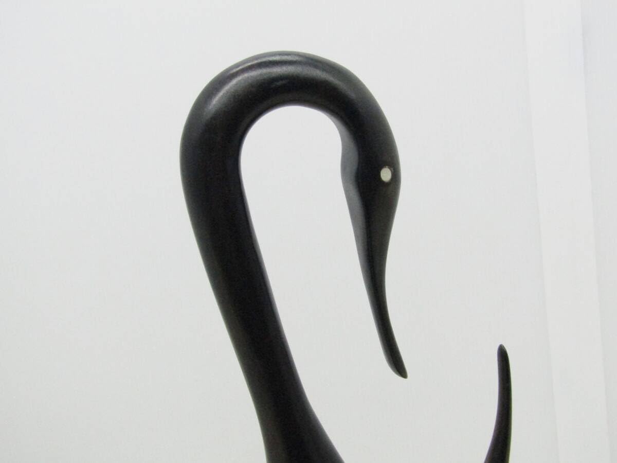 鶴の置物 材料は黒檀 【公式通販】