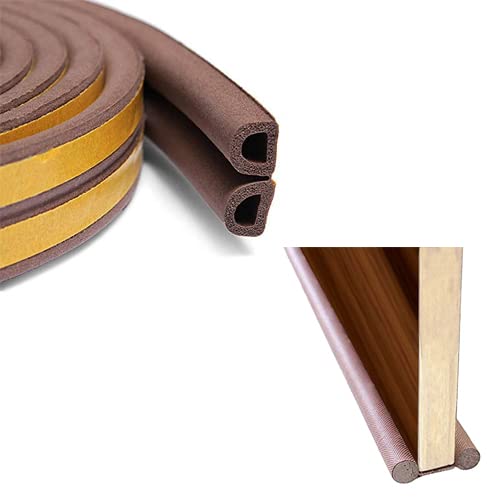 Volo Multipurpose Door Seal 42 inch Draft Guard and D Seal Brown for Insects, Dust/Water Proof Guard for Energy Saving, AC Cooling Restoring and Noise Cancellation.-image-38