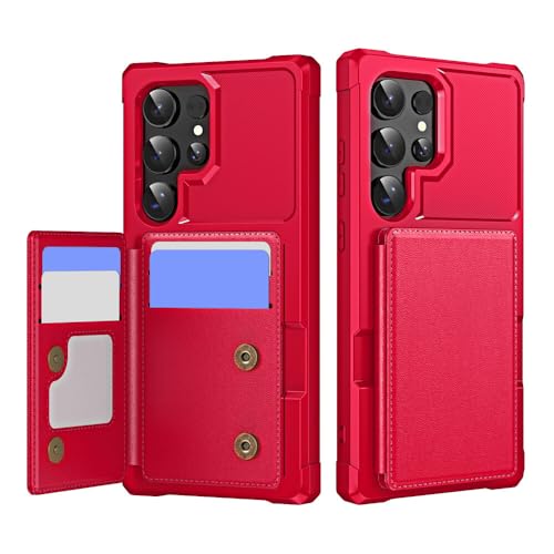 Coque Samsung Galaxy A52S 5G avec support vidéo rouge
