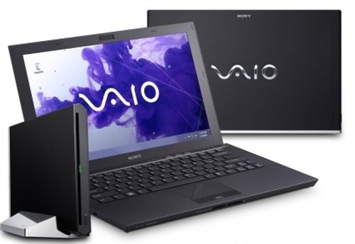 Sony Vaio Z23K9E/B 33,3 cm (13,1 Zoll) Laptop (Intel Core i7 2640M, 2,8GHz, 8GB RAM, 256GB HDD, Intel HD 3000,Win 7) schwarz