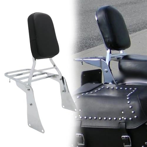 Coussin porte-bagages barre sissy dossier passager moto Kawasaki Vulcan 1500 VN1500 1986-2013