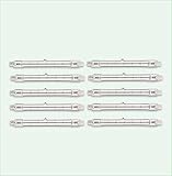 250-Watt 78MM Short Double Ended Halogen Light Bulbs (Pack Of 10)