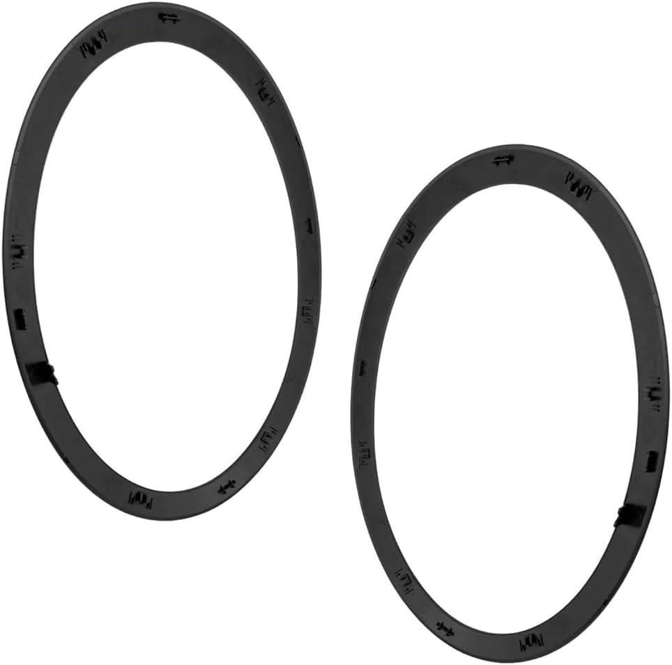 Rareelectrical New Pair Of Headlight Bezel Compatible With Mini Cooper Base Cooper John Cooper Works Gp 2014-2023 By Mc2506104 Mc2507104 51137449209 51137449210