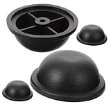 TINEASUR Remaches Para Maleta Redondos Resistentes De Plástico, Tacos Para Patas De Bolsa y Equipaje, 4 Piezas, Soporte Estable Para Reparación y Uso Mochilas y Maletas De Viaje