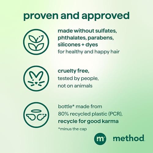 Image of Method Daily Zen Conditioner - Nourishes & Hydrates, Safe for Color-Treated Hair - Sulfate free, Paraben free & Silicone Free - 13.5 oz, Pack of 3