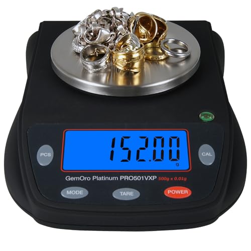 Báscula GemOro Platinum PRO501VXP Precisa Digital 500g x 0.01g miniatura 1