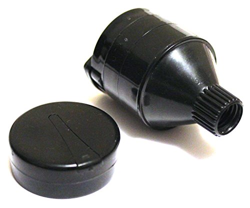 Powder Spice Grinder Hand Mill Funnel - Plastic 3 Piece with Vial - by TitanOwl (1)