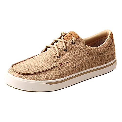 Image of Twisted X Men's Kicks Casual Shoes Moc Toe Tan 12 D