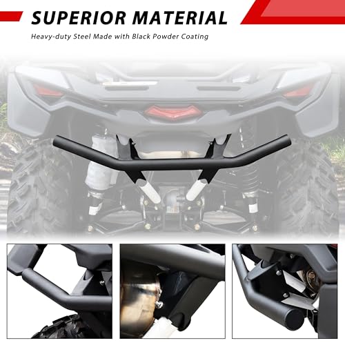 POKIAUTO XT Rear Bumper for Can-Am Outlander 500 700 2023-2026 Accessories by POKIAUTO - Image 3