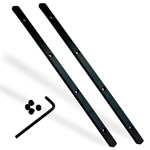 Guide Rail Connector Accessories Kit 71358 482107 Compatible with Festool | Makita | DeWalt Track Saw Secure Long Cuts, 2 Pack, Black