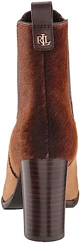 LAUREN Ralph Lauren Mylah Ombré Haircalf Bootie Dark Brown Ombre/Chestnut Brown 6.5 B (M) | Image 2