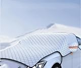 Cubierta del Espejo del Limpiaparabrisas del Capó del Parabrisas Láminas de Protección contra el Hielo para 2014 Volkswagen Polo V Sedan, Versión Extendida Impermeable Cubierta de Nieve Gruesa