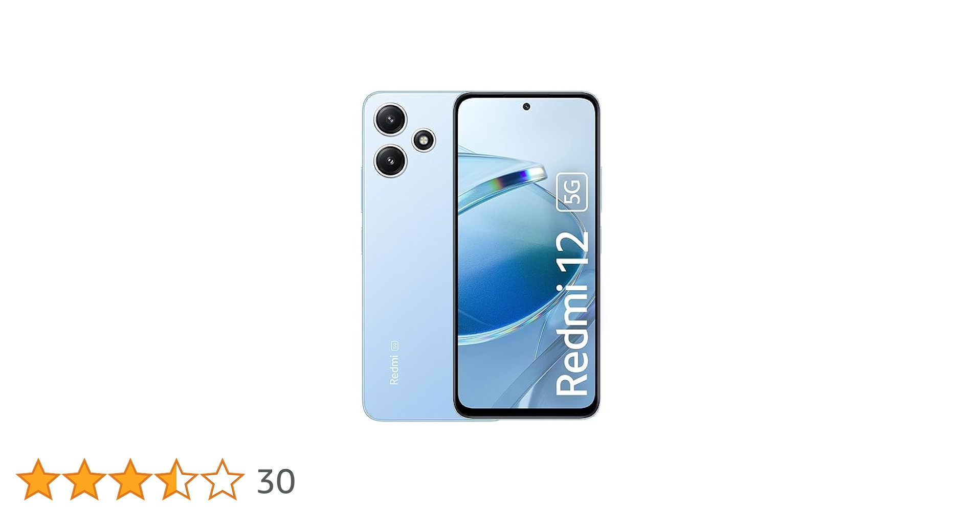 Redmi 12 5G Sky Blue 4GB/128GB 新品 Redmi 12 5G (Pastel Blue, 6GB RAM, 128GB Storage Without Offer